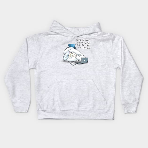 Dapper Cat - Emails Kids Hoodie by johnnybuzt